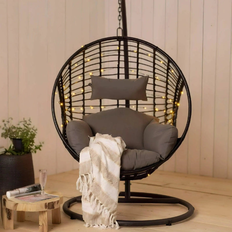 تسوق الأن من هومكس  مرجيحة حديد وراتان 115*70*200 سم - FAD1 بأفضل سعر وأفضل جودة