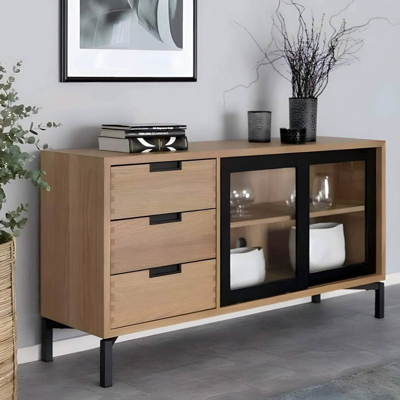 بوفيه ام دي اف 160*40*80 سم - BAL151 El Batal Furniture