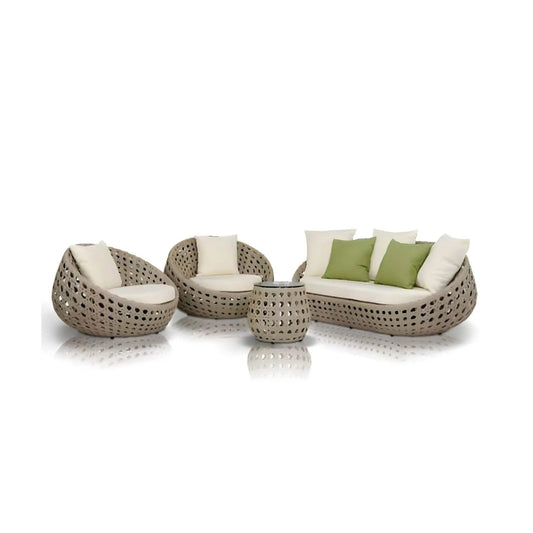 تسوق الأن من هومكس  طقم أثاث خارجي حديد و راتان - FAD31 بأفضل سعر وأفضل جودة