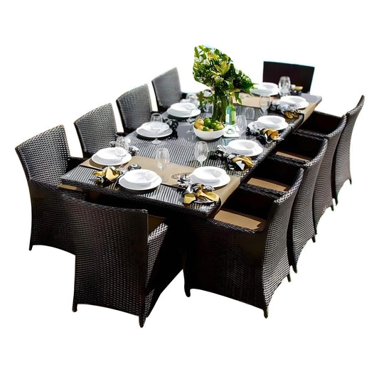 تسوق الأن من هومكس  سفرة خارجية حديد وراتان - FAD36 بأفضل سعر وأفضل جودة