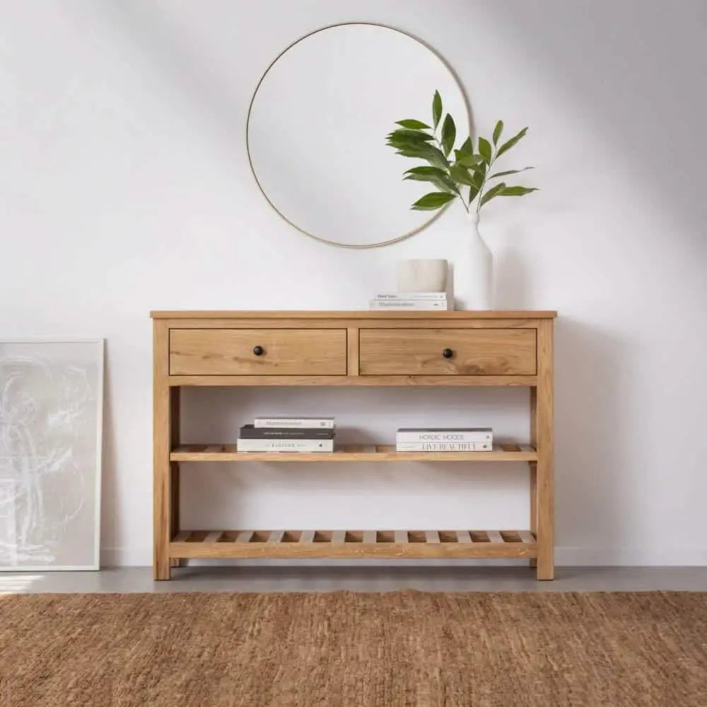 تسوق الأن من هومكس  كونسول مع مرايا خشب سويد طبيعي - ROD215 بأفضل سعر وأفضل جودة