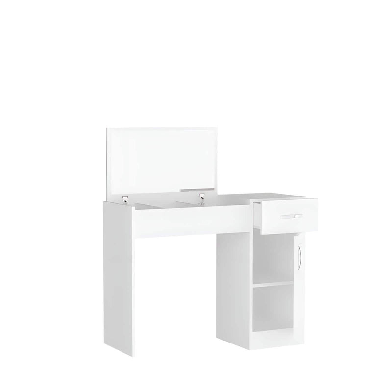 تسريحة لون أبيض 100*40*120 سم - BAL32 El Batal Furniture