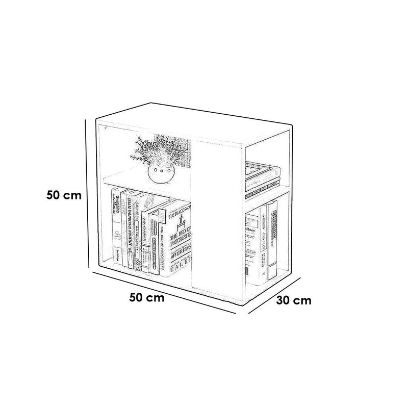 ترابيزة جانبية ام دي اف 50*30*50 سم - BAL120 - Homix