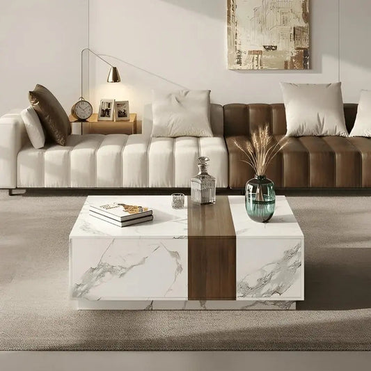 ترابيزة قهوة ام دي اف اسباني 100*50*35 سم - FUR25 - Homix