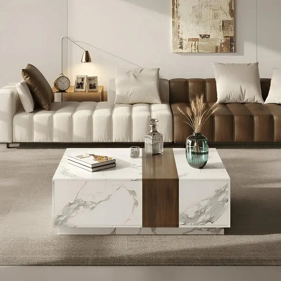 ترابيزة قهوة ام دي اف اسباني 100*50*35 سم - FUR25 - Homix