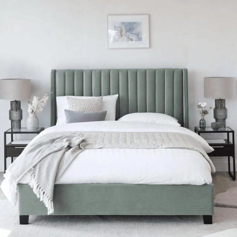 سرير خشب كونتر طبيعي - HO1