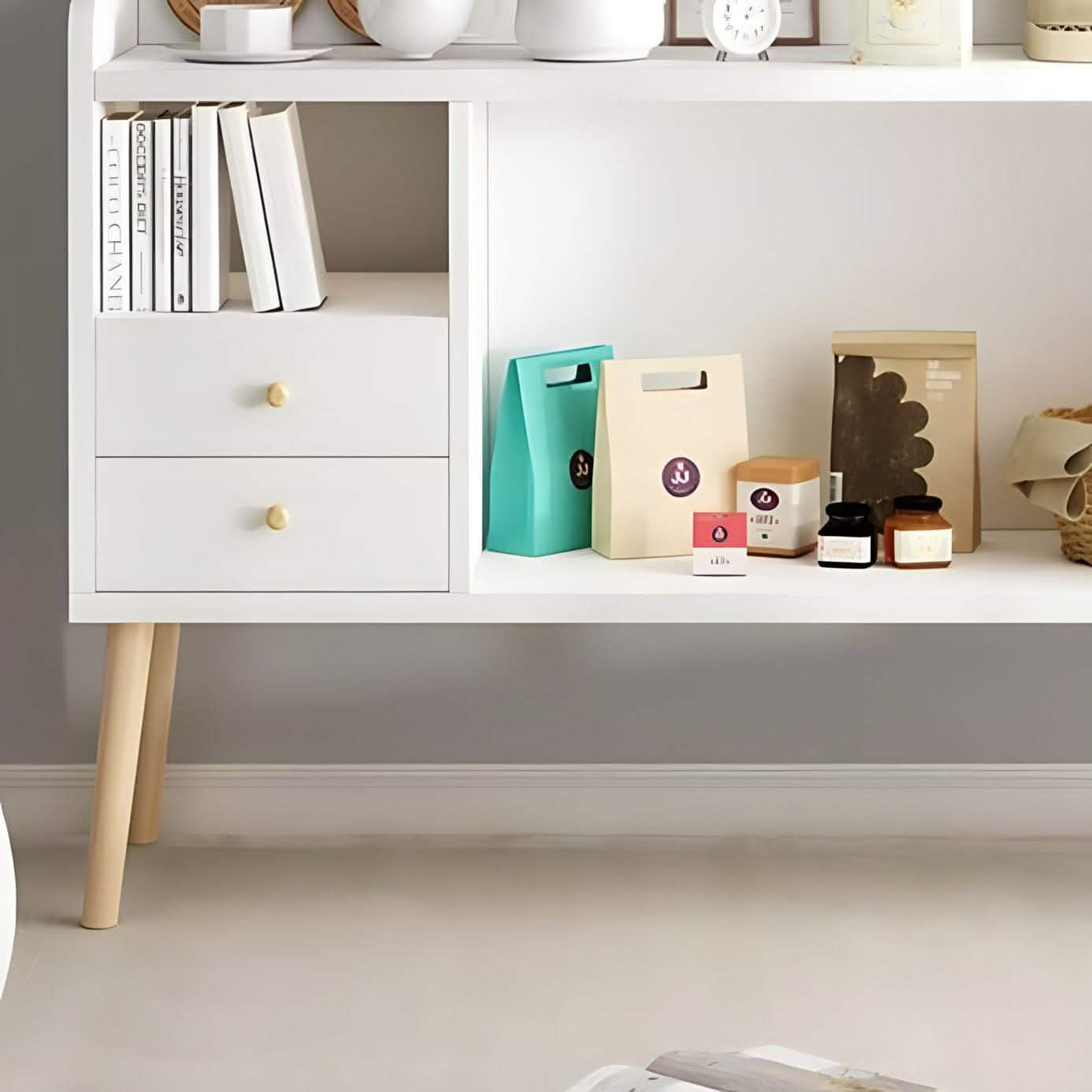 كوفي كورنر ام دي اف 80*30*80 سم - BAL45 El Batal Furniture