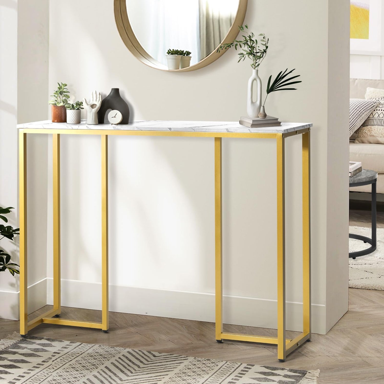 كونسول معدن 110*35*90 سم - DECRO3