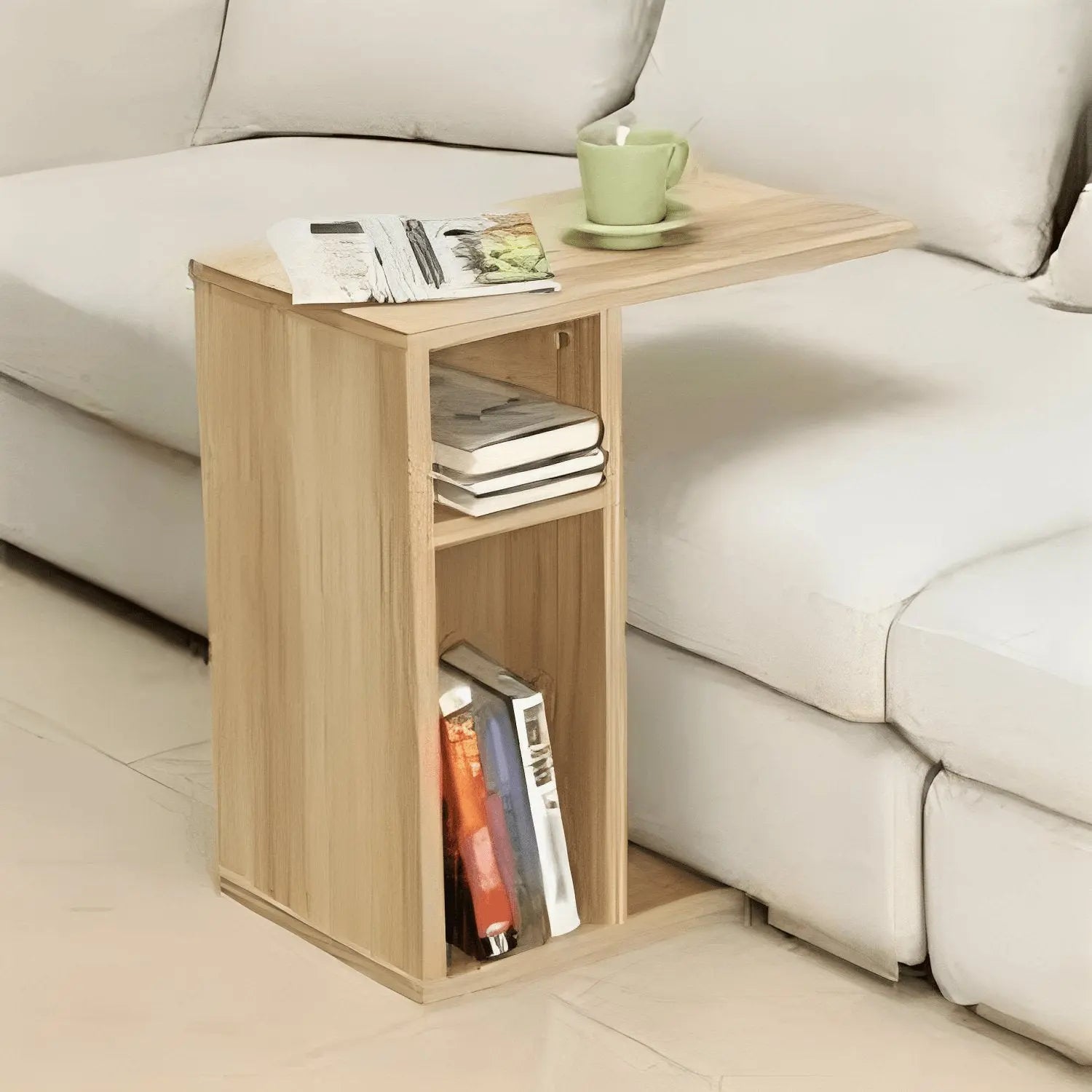 ترابيزة جانبية خشب عزيزي 40*30*50 سم - ROD102 - Homix