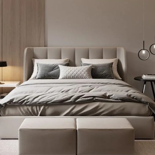 سرير خشب كونتر طبيعي - HO22