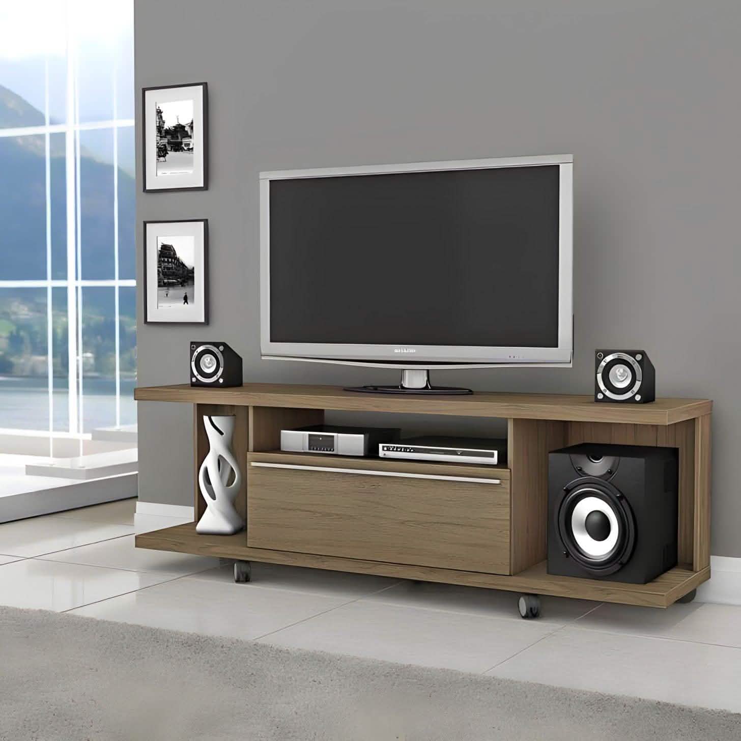 ترابيزة تليفزيون ام دي اف 160*30*45 سم - BAL54 El Batal Furniture
