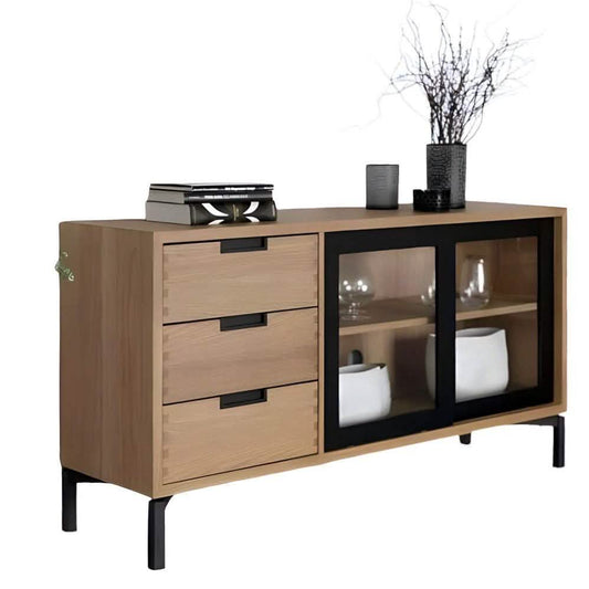 بوفيه ام دي اف 160*40*80 سم  - BAL151 El Batal Furniture