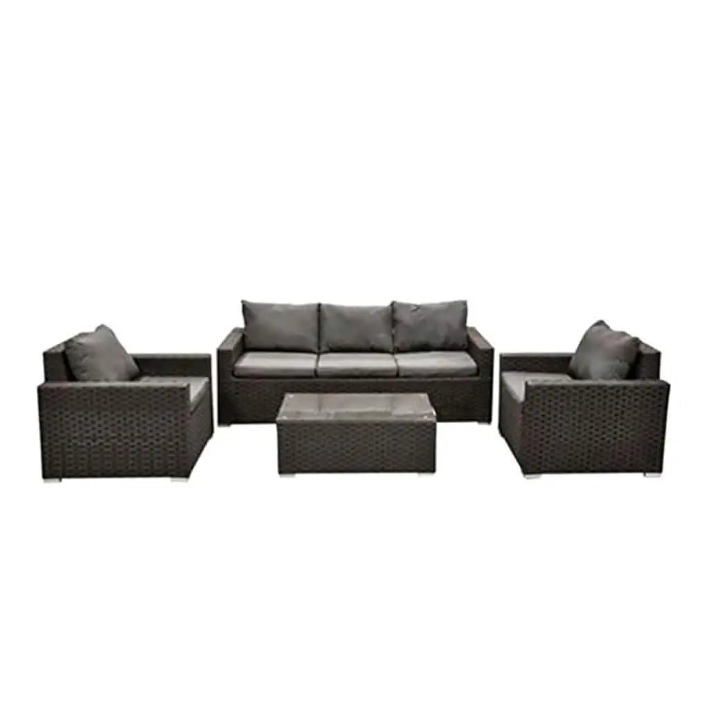 تسوق الأن من هومكس  طقم خارجي حديد وراتان - FAD44 بأفضل سعر وأفضل جودة 