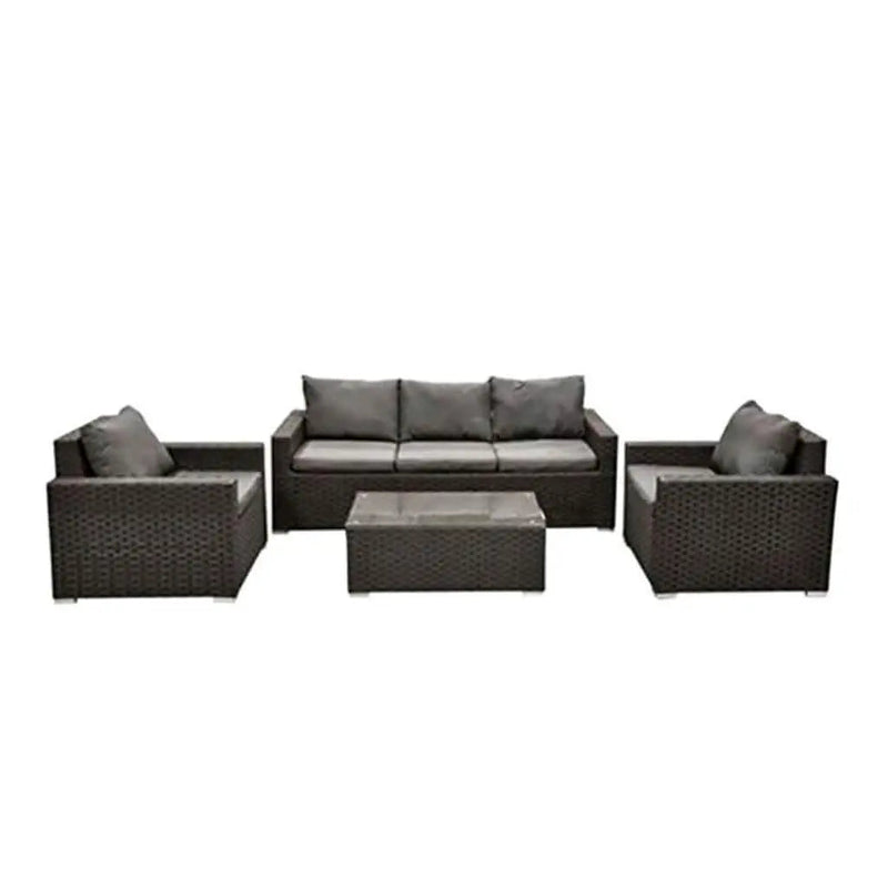 تسوق الأن من هومكس  طقم خارجي حديد وراتان - FAD44 بأفضل سعر وأفضل جودة 