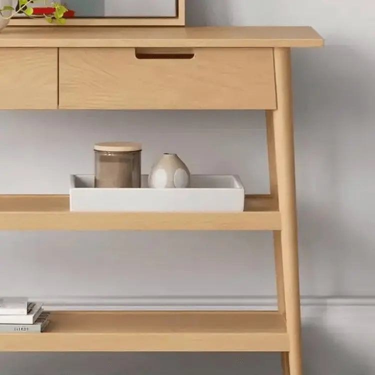 كونسول مع برواز خشب سويد طبيعي - ROD208 - Homix