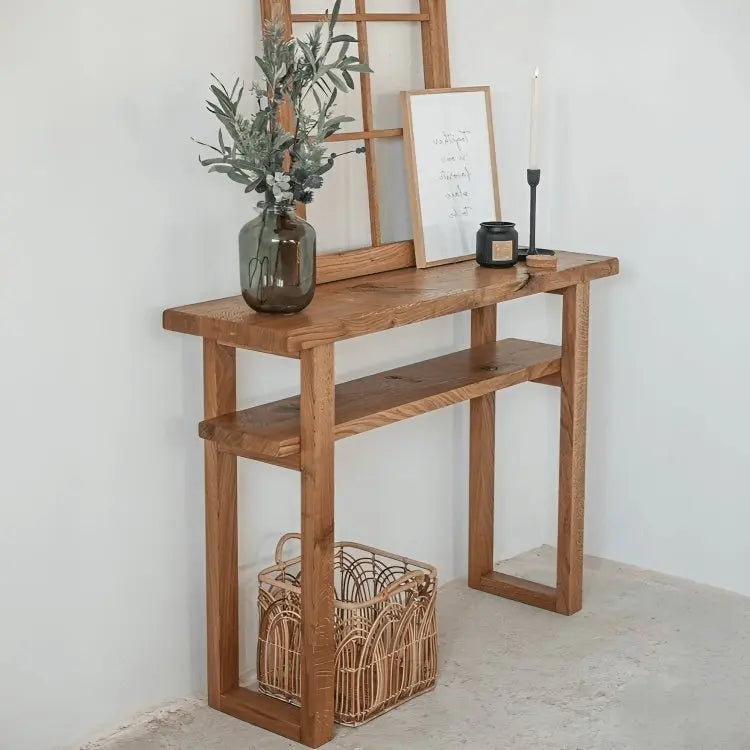 كونسول مع برواز خشب سويد طبيعي - ROD220 - Homix