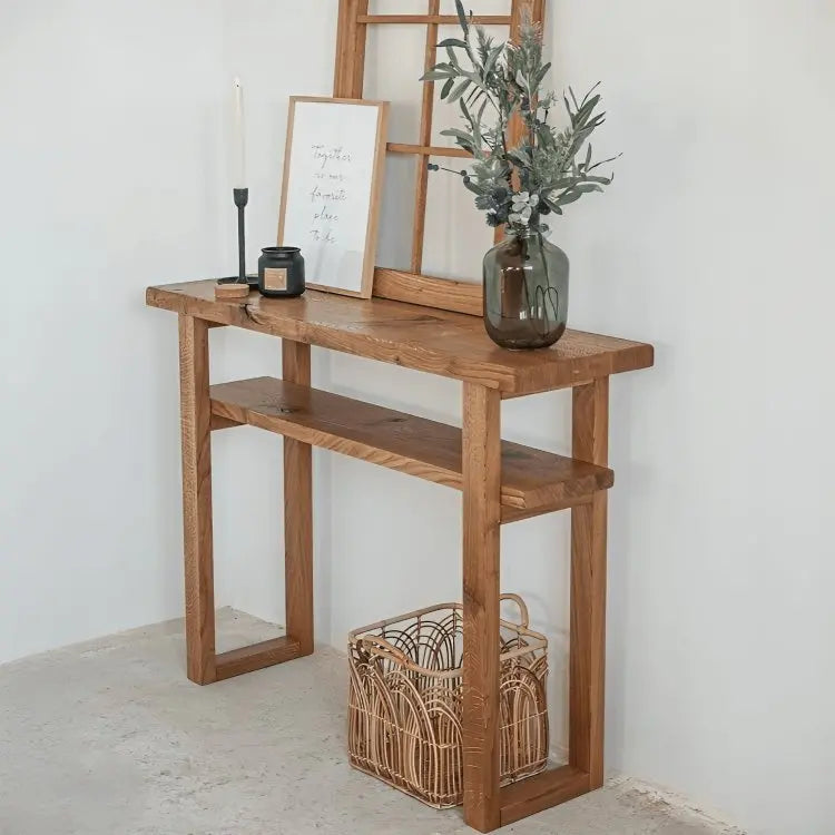 كونسول مع برواز خشب سويد طبيعي - ROD220 - Homix