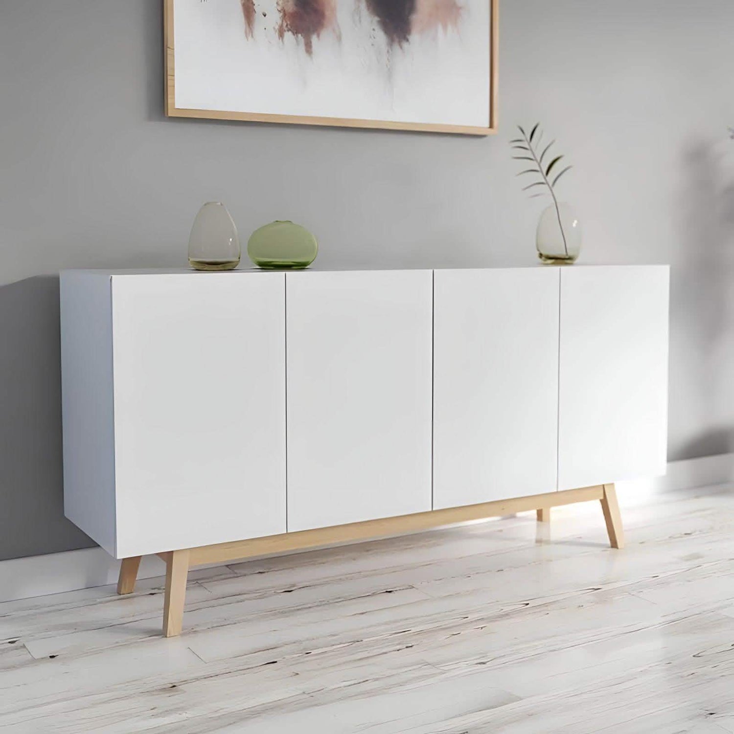 بوفيه ام دي اف 160*40*80 سم - BAL39 El Batal Furniture