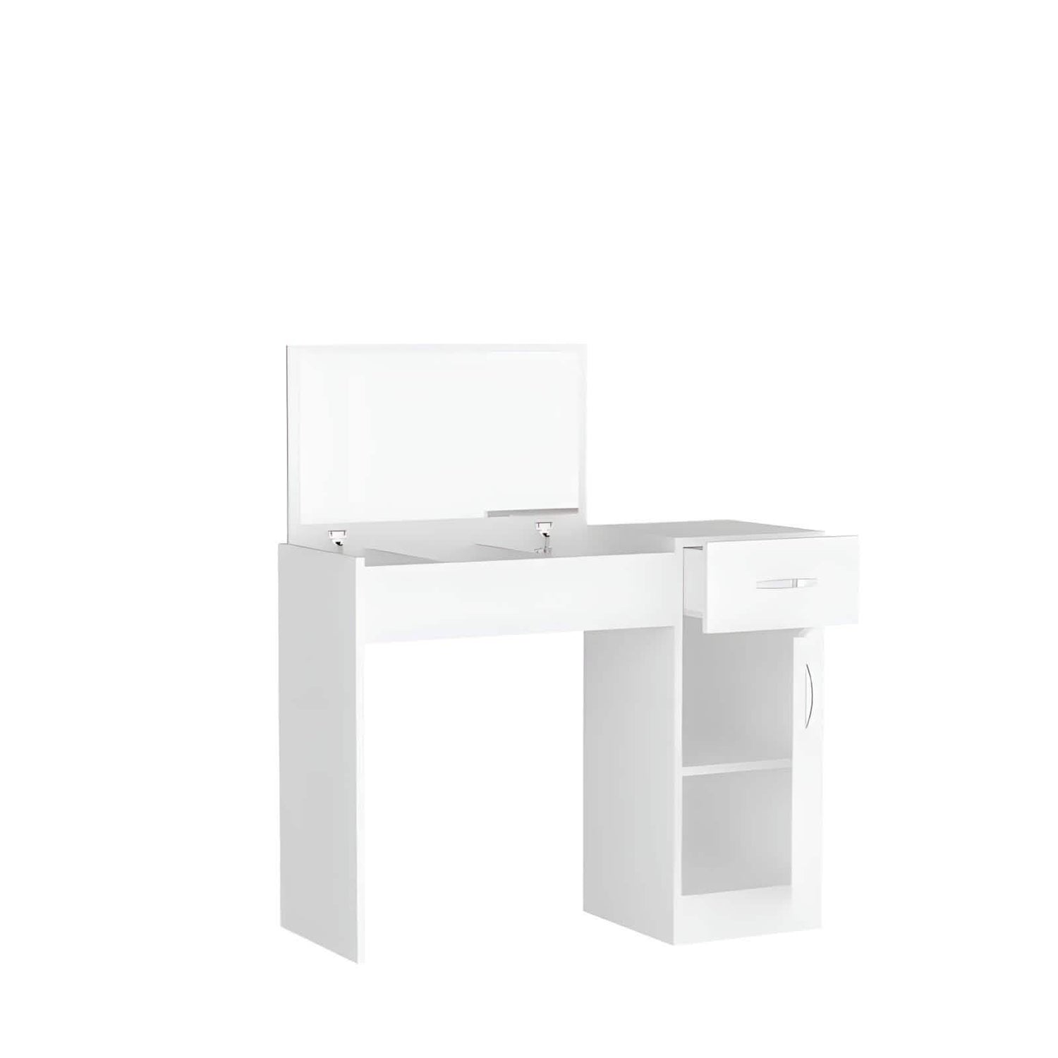 تسريحة لون أبيض 100*40*120 سم - BAL32 El Batal Furniture