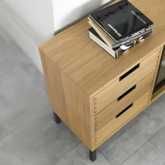 بوفيه ام دي اف 160*40*80 سم - BAL111 El Batal Furniture