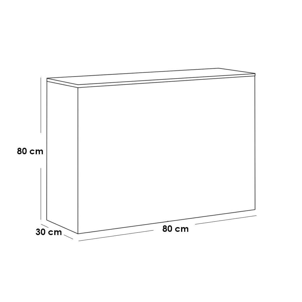 وحدة تخزين ام دي اف 80*30*80 سم - BAL76 El Batal Furniture